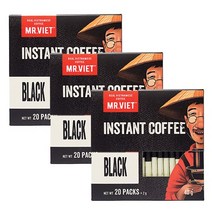 MR.VIET 블랙 원두커피믹스, 40g, 3개, 1개입