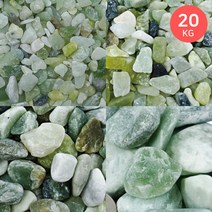 마이플랜트 [마이플랜트]옥자갈 20kg 대포장 어항 돌 수경재배 전원주택 화단 마당 테라스 정원 인테리어 백자갈, 1호(8~10mm)