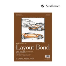 스트라스모아 S4 레이아웃 테입 Crisp Smooth 28x35cm 50매 300시리즈