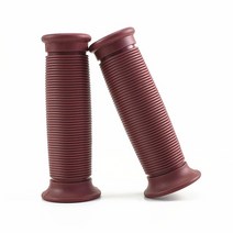 오토바이 용품 레트로 클래식 그립 핸들 바 빈티지 스쿠터 액세서리 할리 야마하 327, 어두운 갈색