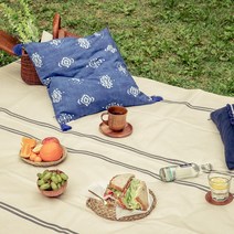 엘레나하임 양면 방수 피크닉매트, 위켄드 해지블루