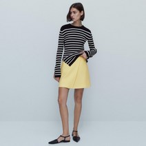 Massimo Dutti 마시모두띠 여성 숏스커트 슬림 무지 치마 데일리 데이트룩 05260743300