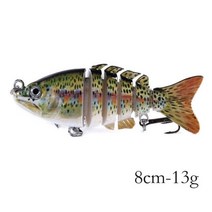 13.7cm 27g 싱킹 워 블러 8 세그먼트 낚시 루어 멀티 조인트 스윔 베이트베이스 Isca 크랭크 베이트용 하드, JM051-10, 29 JM051-10
