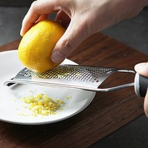 푸코 얇은 치즈 그라인더 치즈강판 스텐 레몬제스터, 푸코 치즈강판(얇은-블랙)