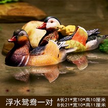 우리우리 물에뜨는 동물 장식 조경 원앙 정원 연못-28491, 옵션01