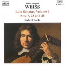 [CD] Robert Barto 바이스: 류트 소나타 6집 - 7 23 45번 (Silvius Weiss: Sonatas for Lute Vol.6)