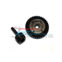 기어부품 기어가공 기어제작GPM AXIAL 1/10 YETI 90026 90050 금속 알루미늄 경화 강철 차동 기어 SMJ1202, 01 Black