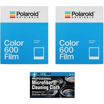 The Imaging World 폴라로이드 600 원스텝 카메라용 임파서블/폴라로이드 즉석 컬러 필름 2팩, 단일옵션, 2개