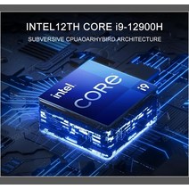 Eglobal 미니 PC 인텔 코어 i9 12900H 엔비디아 RTX 3050 게이밍 데스크탑 컴퓨터 4.0 와이파이 6 윈도우, 02 i7 12700H RTX 3050, 06 32G RAM 1TB SSD