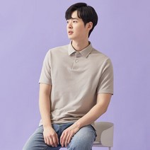 USA 코튼 쿨맥스 베이지 피케셔츠.GTS21602