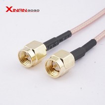 RG316 RG174 케이블 SMA 암-SMA 암 RPSMA-SMA 너트 벌크 헤드 연장 동축 점퍼 피그 테일, RG316 SMA M SMA M_25CM