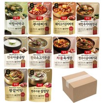 양반 즉석국 찌개 10종, 460g, 5세트