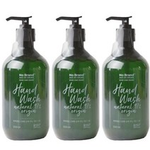 노브랜드 내츄럴오리진97%핸드워시 500mlx3개 Natural Origin 97% Handwash 500ml x3개, 500ml x 3개