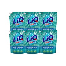 리큐 진한겔 알카파워 액상세제 일반용 리필, 6개, 2L