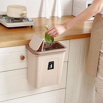 라유1RA_s528 2단 접이캡 냄새방지 슬라이드 쓰레기통 싱크대쓰레기통 싱크대정리용품 음식쓰레기통 씽크대걸이휴지통 주방휴지통＃DAD4662EA, 화이트