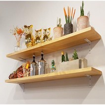 선반대 ㄱ자 원목 우드 벽선반 상판 선반상판 까치발, 500 x 220 (mm), 실버(15mm), 실버(15mm)