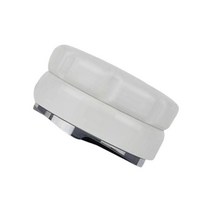 51mm 커피 레벨러 핸드 탬퍼 재사용 가능한 에스프레소 액세서리 전문 합금 커피 유통 숍 커피 메이커 작업, 51mmx35mm, 하얀색