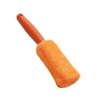 견고한 1PC Car Wash Detailing Cleaning Brush Microfiber Wheel Rim For Trunk Motorcycle Auto, 01 Orange