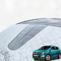 오아이랩 쉐보레 스파크 더뉴 스파크 마티즈 자동차 성에방지커버 사계절 햇빛가리개 서리방지 앞유리덮개