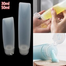 소량 에센스 등산 튜브공병 50 ml 5개 팩공병 샘플용기 치약 액상 공병용기 리필 더는, 30ml