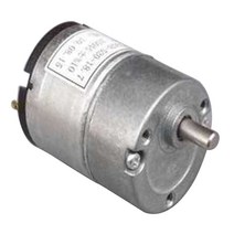 shangren DC12V DC 기어드 모터 감속 기어드 모터 지능형 자동차 액세서리, 50x20x20mm, 실버, 금속