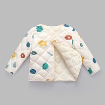 아동용 퀄팅 누빔 경량 패딩 점퍼 남여공용 겨울 자켓
