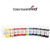 똘복M 미술용품 비비드컬러 수채화 물감(12색 1세트) 220ml 미술 파레트