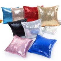 반짝반짝 빛나는 홈 데코 스팽글 쿠션커버 방석커버 40x40cm(커버만)