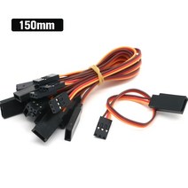 SERVO 10 개/묶음 100mm/150mm/200mm/300mm/500mm/1000mm 서보 연장 리드 와이어 케이블 암-수 JR Futaba, 01 10pcs 150mm cable