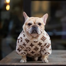 강아지겨울옷 레오파드 프렌치불독 겨울용 외투가을 겨울옷 불독 강아지옷 푸들 웰시코기 잉글리쉬시프도그 퍼그 뚱뚱한개, C01-S(6키로정도)