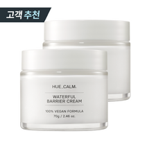휴캄 천년초 70% 수분 기초 체력 부스팅 더블 레이어 수분 장벽 크림, 70g, 2개
