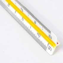 제도용 스케일자 방안삼각자 건축도면 축척자 15cm/30cm, 30cm - 고배율