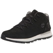 Timberland 여성용 스프린트 트레커 미드 하이킹 부츠 블랙 누벅