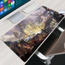 장패드 L-Lost Ark 마우스 패드 Pc 게이머 액세서리 Xxl 데스크 프로텍터 키보드 매트 대형 게임 확장 컴퓨터, [09] 400x900x3mm, [01] FS003320