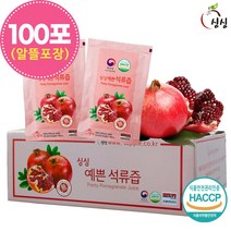 싱싱 예쁜 석류즙 100포 (알뜰포장), 1박스, 70ml x 100포