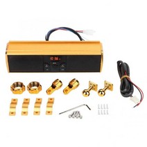 오토바이 스피커 블루투스 앰프 바이크 dc 12v 방수 오디오 사운드 시스템 led, 금