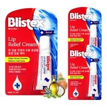 블리스텍스 립 릴리프 크림 3개/튼입술 립밤 보습 립 케어 에센스, 6ml, 6ml, 3개