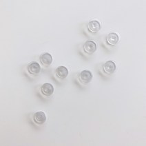 투명 10개입 신발파츠 부자재 버튼 꼭지 꼬다리 단추 악세사리 재료 실내화 꾸미기, 단품, 단품