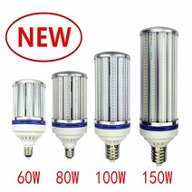 야외가로등 태양광가로등 E26E27E39 E40 2835 60W LED 전구 80W 큰 옥수수 램프 100W 가로등 야드 공장 창, 03 차가운 흰색_12 400LED 150W E26