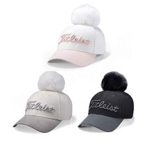 타이틀리스트 여성 동계 용품 겨울 모자 폼폼 울 캡 라운딩 선물 HW1LPC, FREE SIZE, TH21WPWCK 폼폼 울캡 화이트핑크