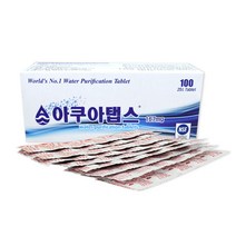 저수조소독약 내부세척 아쿠아탭스 100정 정수기부품