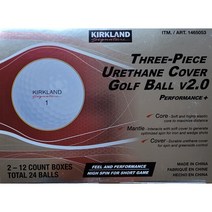 [수원당일배송] 코스트코 커클랜드 시그니춰 3피스 골프공 v2.0 24개입