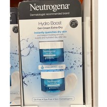 뉴트로지나 하이드로 부스트 젤 크림 엑스트라 드라이 50g x 2팩 Neutrogena Hydro Boost Gel- Cream Extra, 1개, 기본