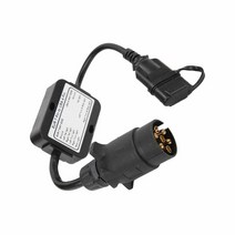 트레일러 트랙터 카라반 자동차 히치 볼 마운트 트레일러 변환 플러그 소켓 7 핀 유럽 라운드 4 핀 미국, 한개옵션0