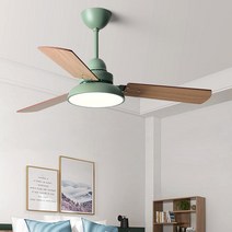 북유럽 천장 실링팬 씰링팬 56인치 선풍기 LED 조명, 화이트 42인치
