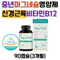중년 남자 신경 근육 기능 마그네슘영양제 비타민 b12 b6 b2 산화 마그네슘 티아민 40대 50대 60대 70대 여성 노인 추천 눈떨림 눈밑떨림 마그네슘효능 추천 고함량 mg