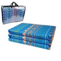 캠핑매트 3단 인디오 블루 중형