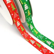 만들기준비물 트리패턴리본 2.5cm x 2마 (2칼라중 택1), 빨강