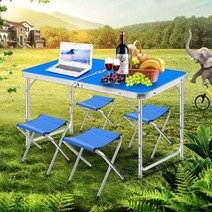 감성 캠핑 휴대용 테이블 경량 높낮이조절 접이식 피크닉 4인 테이블 120cm, 120테이블 단품 (브라운)