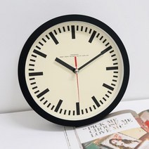 아트박스/시우아트 200 레트로 무소음 벽시계 (블랙), 본품